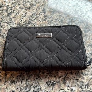 Vera Bradley RFID Georgia Wallet-Classic quilted black